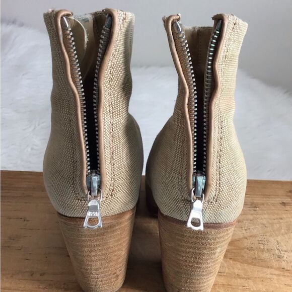 Rag & Bone Newbury Canvas Ankle Boots Size 8.5 - Picture 11 of 11